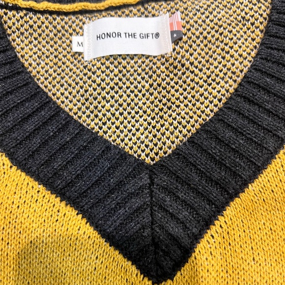 Honor The Gift Mascot Sweater Vest in Yellow - Picture 2 of 4